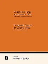  Notenblätter Ungarische Tänze aus Galánta 1803