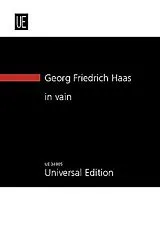 Georg Friedrich Haas Notenblätter In Vain