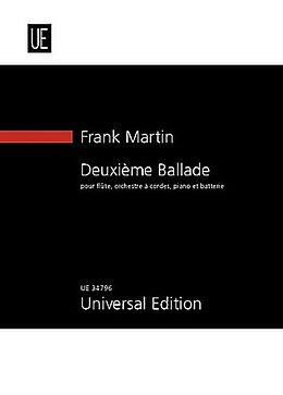 Frank Martin Notenblätter Ballade Nr.2 für Flöte, Klavier, Schlagzeug