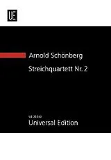 Arnold Schönberg Notenblätter Streichquartett fis-Moll Nr.2 op.10