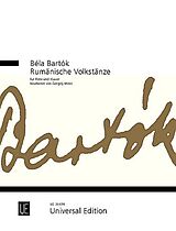 Béla Bartók Notenblätter Rumänische Volkstänze