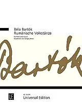 Béla Bartók Notenblätter Rumänische Volkstänze