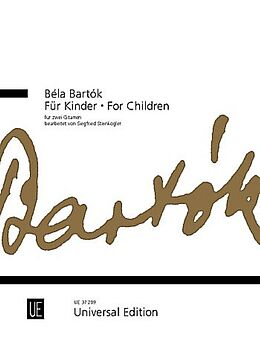 Béla Bartók Notenblätter Für Kinder (Auszüge)