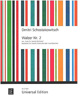 Dimitri Schostakowitsch Notenblätter Walzer Nr.2 aus Suite für Varieté-Orchester