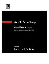 Arnold Schönberg Notenblätter Verklärte Nacht op.4