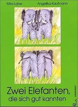 Zwei Elefanten, die sich gut kannten