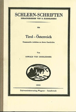 Fester Einband Tirol - Österreich von Oswald von Gschliesser