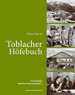 Fester Einband Toblacher Höfebuch von Elmar Rainer