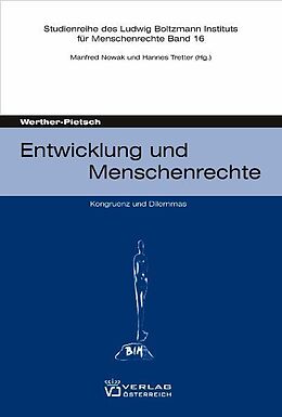 Kartonierter Einband Entwicklung und Menschenrechte von Ursula Werther-Pietsch