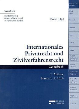 Kartonierter Einband Internationales Privatrecht und Zivilverfahrensrecht von 