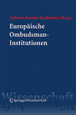 Kartonierter Einband Europäische Ombudsman-Institutionen von 