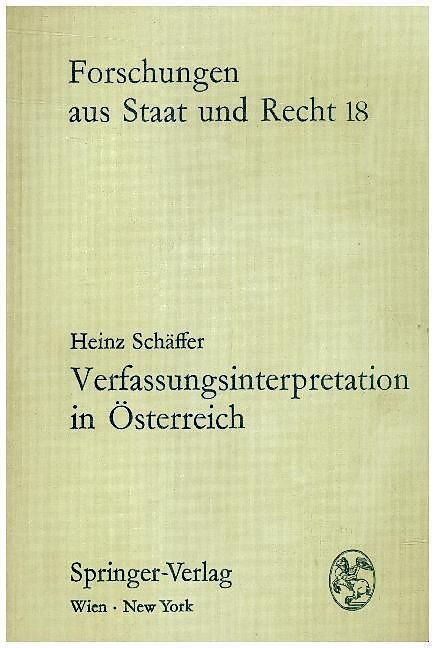 Verfassungsinterpretation in Österreich