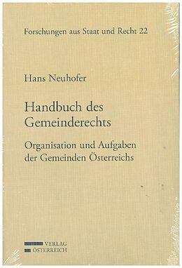 Fester Einband Gemeinderecht von Hans Neuhofer