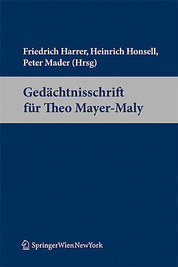 Fester Einband Gedächtnisschrift für Theo Mayer-Maly von 