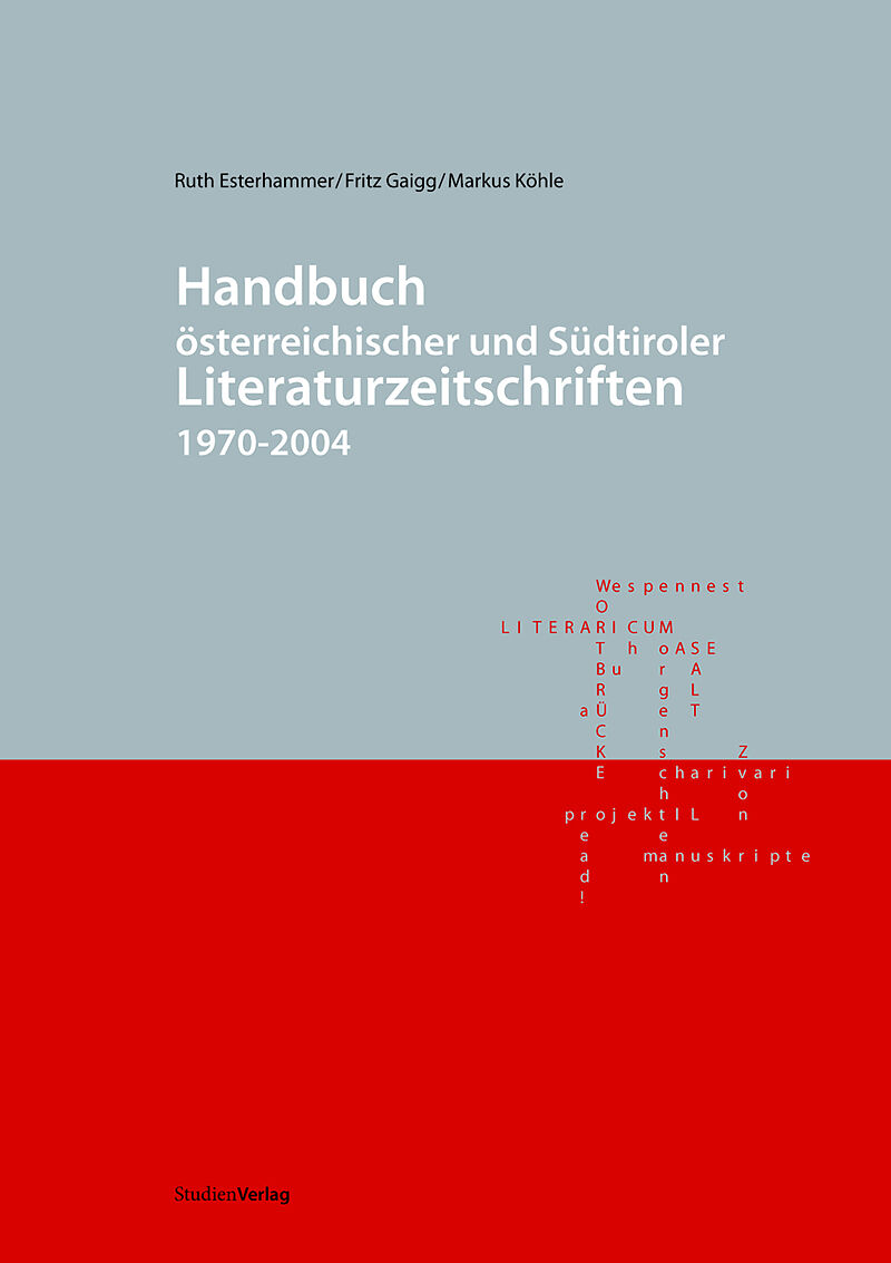 Handbuch österreichischer und Südtiroler Literaturzeitschriften 1970-2004
