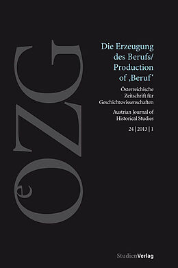 Kartonierter Einband Österreichische Zeitschrift für Geschichtswissenschaften 1/2013 von 