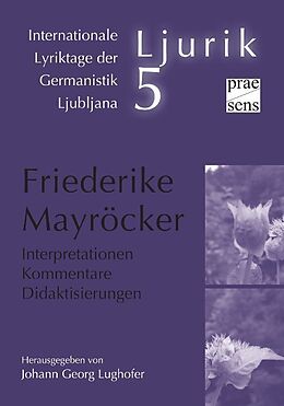Kartonierter Einband Friederike Mayröcker von 