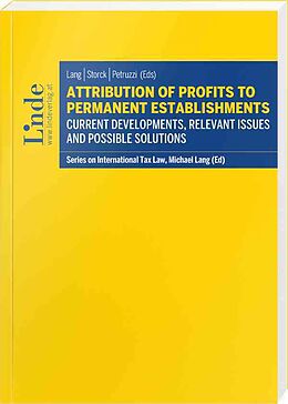 Couverture cartonnée Attribution of Profits to Permanent Establishments de 