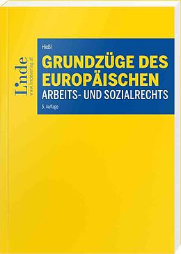 Kartonierter Einband Grundzüge des europäischen Arbeits- und Sozialrechts von Christina Hießl