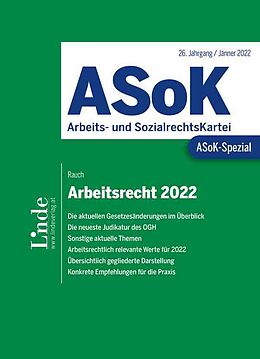 Kartonierter Einband ASoK-Spezial Arbeitsrecht 2022 von Thomas Rauch