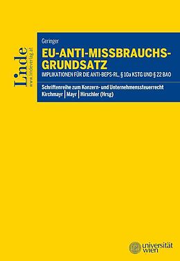 Kartonierter Einband EU-Anti-Missbrauchsgrundsatz von Stefanie Geringer