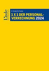 Kartonierter Einband 1 x 1 der Personalverrechnung 2024 von Karl Portele, Martina Portele