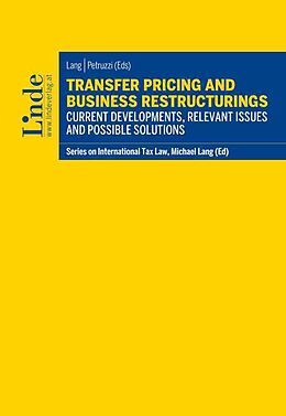 Kartonierter Einband Transfer Pricing and Business Restructurings von 