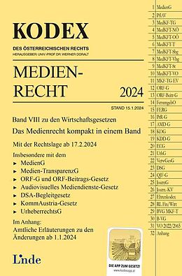 Kartonierter Einband KODEX Medienrecht von Meinhard Ciresa