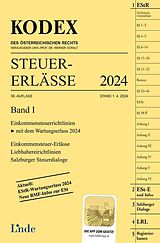 Kartonierter Einband KODEX Steuer-Erlässe 2024, Band I von Michael Schilcher