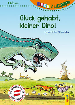 Fester Einband LESEZUG/1. Klasse: Glück gehabt, kleiner Dino! von Franz Sales Sklenitzka
