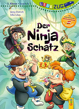 Fester Einband LESEZUG/2. Klasse - Lesestufe 1: Der Ninja-Schatz von Jenny Dietrich