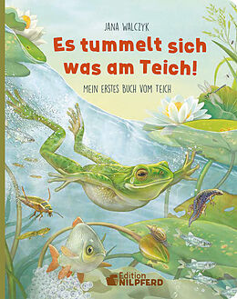 Pappband Es tummelt sich was am Teich von Jana Walczyk