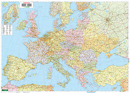 (Land)Karte Europa politisch, Poster 1:2.600.000, freytag &amp; berndt von 