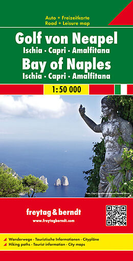 (Land)Karte Golf von Neapel - Ischia - Capri - Amalfitana, Autokarte 1:50.000 von 