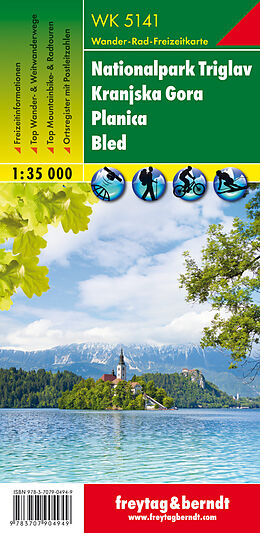 (Land)Karte WK 5141 Nationalpark Triglav - Kranjska Gora - Planica - Bled, Wanderkarte 1:35.000 von 