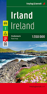 (Land)Karte Freytag &amp; Berndt Autokarte Irland 1:350.000. Irlande. Ireland. Irlanda von 