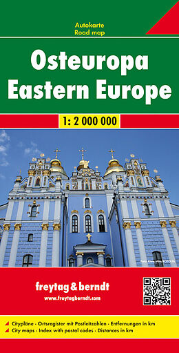 (Land)Karte Osteuropa, Autokarte 1:2 Mio. von 