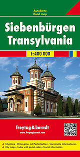Carte (de géographie) Freytag &amp; Berndt Autokarte Siebenbürgen / Transylvania / Transilvania / Transsilvanie de 