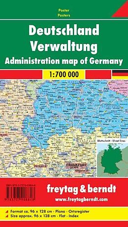 (Land)Karte Deutschland Verwaltung von 