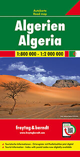 (Land)Karte Algerien, Autokarte 1:800.000-1:2.000.000 von 