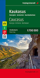 (Land)Karte Kaukasus, Straßenkarte 1:700.000, freytag &amp; berndt von 