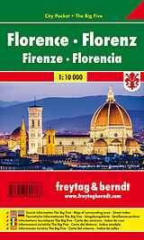 Carte (de géographie) Freytag &amp; Berndt Stadtplan Florenz. Florence. Firenze; Florencia; Florencie; Florencja de 