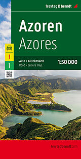 Carte (de géographie) Freytag &amp; Berndt Autokarte Azoren. Acores. Azores. Azzorre de 