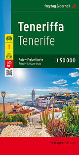 Carte (de géographie) Freytag &amp; Berndt Autokarte Teneriffa. Tenerife. Tenerife de 