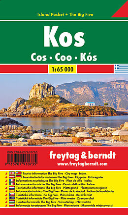 (Land)Karte Kos, Autokarte 1:65.000, Island Pocket + The Big Five von 