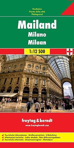 (Land)Karte Mailand Gesamtplan von 