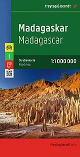 gefaltete (Land)Karte freytag & berndt Straßenkarte Madagaskar 1:1 Mio. von