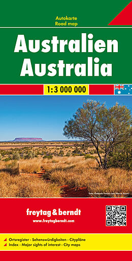 (Land)Karte Freytag &amp; Berndt Autokarte Australien / Road Map Australia von 