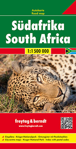 (Land)Karte Südafrika, Autokarte 1:1.500.000 von 