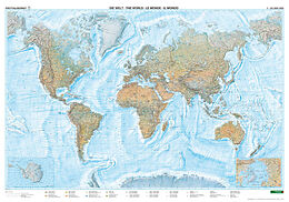  Welt physisch Meeresrelief, 1:35 Mill., Markiertafel 35000000 de 